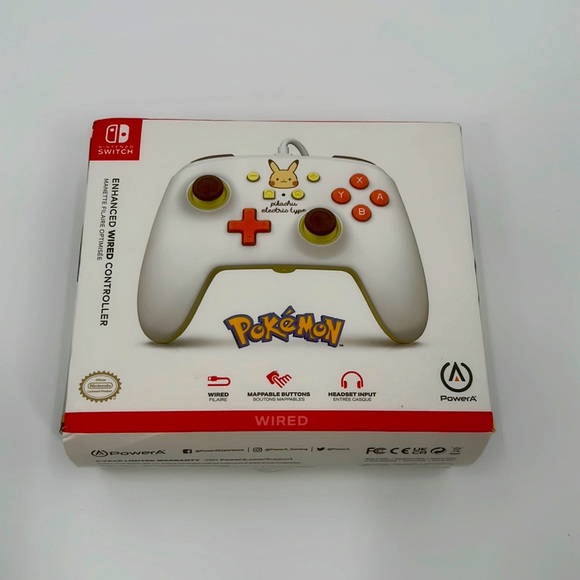 Nintendo Switch Pokémon Enhanced Wired Controller - Picture 1 of 2